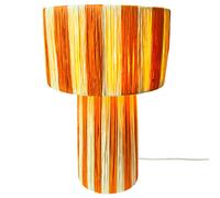 Lampe De Table Orient Boho Marrakesch Beige 42cm Fait Main Salon Vintage