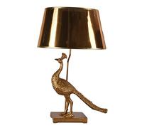 Lampe de Table Paon Or Chevet Lampe Figurine Oiseau Lampe Décorative 72cm cw241 Palazzo Exclusif