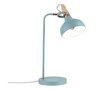 Paulmann Lampe à poser Juna E14 max. 20W vert satiné, cuivre, bois