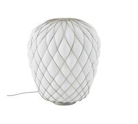 FontanaArte Pinecone Tavolo Grande Tischleuchte, chromé / blanc