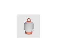 Lampe de table portable, dimmable et rechargeable via usb - verre opale, orange Loome Orange
