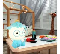 Lampe de table lampe de table chambre d'enfant garçon bleu USB variateur tactile LED H 22 cm