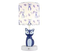 Lampe de table pour enfants Renard Touchdimmer Lampe de chevet Batterie chambre d'enfant Lampe pour animaux, CCT Memory, bleu, 2W 111Lm blanc chaud froid, H 33,5 cm
