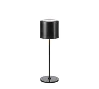 Lampe de table rechargeable 2 W, 100 lm, 3000K, IP44, noire - Markslöjd - Filo