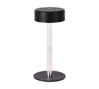 Lampe de table rechargeable - IP20 - Noir+Transparent - 3W - 210 Lumens - 3IN1