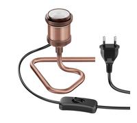 ledscom.de Lampe de table RETRA, interrupteur, bronze, 1x E27 max. 60W