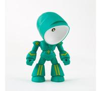 Lampe de table robot avec articulations réglables à 360 degrés pour des angles de lumière personnalisés, LED sans fil pour lecture, écriture et éclairage d'ambiance (vert)