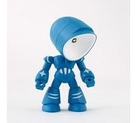 Lampe de table robot avec articulations réglables à 360 degrés pour des angles de lumière personnalisés, LED sans fil pour lecture, écriture et éclairage d'ambiance (bleu)