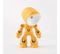Lampe de table robot avec articulations réglables à 360 degrés pour des angles de lumière personnalisés, LED sans fil pour lecture, écriture et éclairage d'ambiance (jaune)