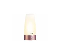 Lunartec Lampe de table ronde, capteur de mouvement PIR, rechargeable, avec batterie