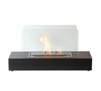 Tecno Air System Cremona Intérieure Cheminée autonome Bioéthanol Noir