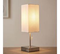 Reality Leuchten Lampe de table RIO Burton 1xE14 Organza fumé Métal noir mat Sans illuminant