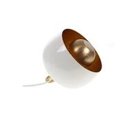 Lampe de table Samuel blanc 20,5 cm - - Blanc - Métal