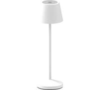 Lumisky Lampe de table sans fil EMILY – LED blanc chaud dimmable H25 cm – blanc