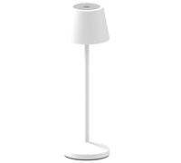 Lumisky Lampe de table sans fil EMILY – LED blanc chaud dimmable H25 cm – blanc