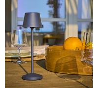 Lampe de table sans fil gris anthracite emily