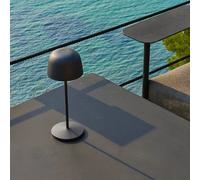 Lampe de table sans fil gris anthracite sophia