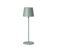 Lumisky Lampe de table KELLY OLIVE sans fil - Aluminium vert, LED blanc dimmable, rechargeable H38cm