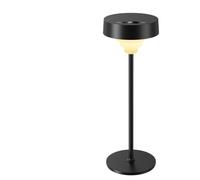Lampe de Table Sans Fil, Lampes de Table LED Tactile avec USB-C et RGB, Lampe de Table Batterie Rechargeable pour Restaurant, Chambre, Camping, L'extérieur, Noir