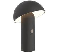 Lampe de table sans fil tête orientable LED blanc chaud TOD BLACK H28cm