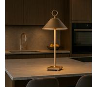 Lampe de table sans fil marron marais