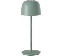 Lumisky Lampe de table sans fil SOPHIA – aluminium, LED, tactile et dimmable, vert olive H28 cm