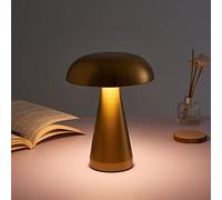 Lampe de table sans fil, veilleuse de chargement USB, lampe de table en forme de champignon, gradation continue à 3 niveaux, soin des yeux, lampe de table for bar, hôtel de luxe, café, chevet extérieu