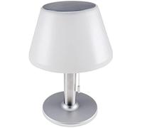 Lampe de table solaire avec interrupteur Lampe solaire LED dimmable IP44 batterie lampe de table interrupteur marche/arrêt éclairage de table intérieur extérieur lumière blanc chaud