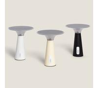 Lampe de Table Solaire d'Extérieur LED Portable avec Batterie USB Rechargeable Soucha Noir