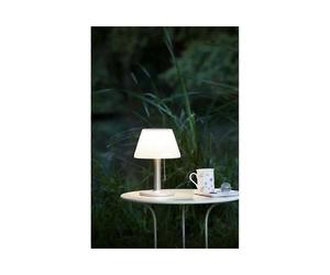 Lampe de table solaire G2 très lumineuse - GALIX - 100 lumens - Tube en plastique et inox