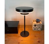 Lampe de table solaire genova noir
