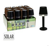 Lampe de table solaire Redcliffs noire extérieure