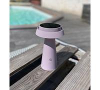 Lampe de table solaire rosa violet
