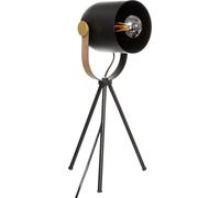 Lampe de table sur trépied BIL, noir