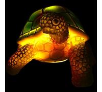 Lampe de Table Tortue en Résine Teintée LED Décorative