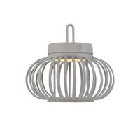 Lampe de table Touchdimmer Batterie LED sable Grille Lampe suspendue Extérieur Intérieur Balcon Lampe décorative, USB, 1,5W 130Lm blanc chaud, DxH 25x22 cm