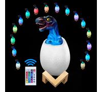 Lampe de table Tyrannosaurus Dinosaur Egg LED Night Lights 16 Colors