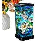 Lampe de table - USB Plug-in Acrylique Artistique Peint Chevet Décoration | Transformez votre espace de vie avec une lampe de chevet artistique peinte en acrylique qui fournit un éclairage chaleureux