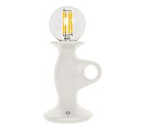 Lampe de table vintage - Bougie rechargeable 8,5 x 16,3 cm, éclairage de bureau rétro, décoration d'ambiance à intensité variable, éclairage d'ambiance sans fil | Ambiance chaleureuse Glow Chambre Sal