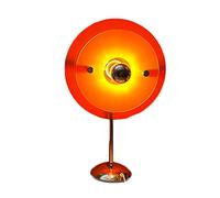 Lampe de Table Vintage Lampe de Chevet projecteur projecteur Base en métal Simple E27 Lampes de Chevet pour Salon Chambre Fond Mur lumières de Couleur pour Prendre des Photos (Orange)