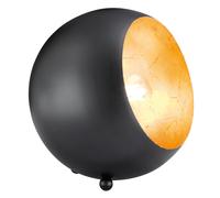 Lampe de table vintage lampe de lecture pour chambre d'amis interrupteur en or noir réalité lumières R50101032