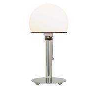 Lampe de table Wagenfeld WA 24 H 36cm/base Ø16cm nickel-plated brass
