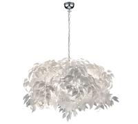 Lampe de télécommande d'éclairage suspendu au plafond à feuilles suspendues dans un ensemble comprenant des ampoules LED RVB