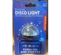 LAMPE DE TÉLÉPHONE DISCO USB-C KIKKERLAND 27135