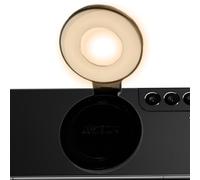 Lampe de téléphone portable magnétique, anneau réglable à 360° avec miroir pour maquillage, enregistrement vidéo, vlog en plein air, voyage, conférence, contenu de médias sociaux