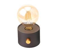 Lampe de tente de camping, lampe rechargeable, lanterne LED vintage, lampe de table de camping rétro, lampe de chevet décorative créative pour la maison, la chambre à coucher, lumière de camping rétro