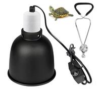 Lampe De Terrarium En Aluminium 5,5 Pouces Chauffante Pour Tortues, Lézards et Amphibiens