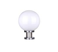 Lampe de terrasse moderne et simple IP55, étanche IP54, éclairage de terrasse, pilier rond, éclairage d'extérieur, borne de portail, lanterne de rue de paysage en acier inoxydable antirouille E27 (tai