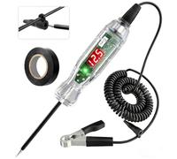 Lampe de test automobile VDIAGTOOL P60 3-70 V CC numérique double LED, testeur de lumière avec voltmètre et indicateur de polarité, stylo de test électrique, testeur de fusible de voiture avec ruban