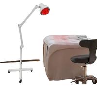 Lampe de thérapie chauffante, bras réglable, infrarouge haute puissance, BLANC